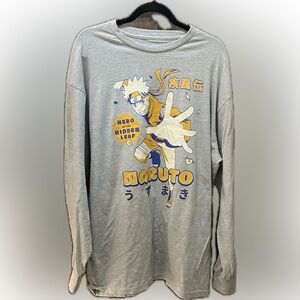 Ripple Junction Naruto Gray Long Sleeve Shirt